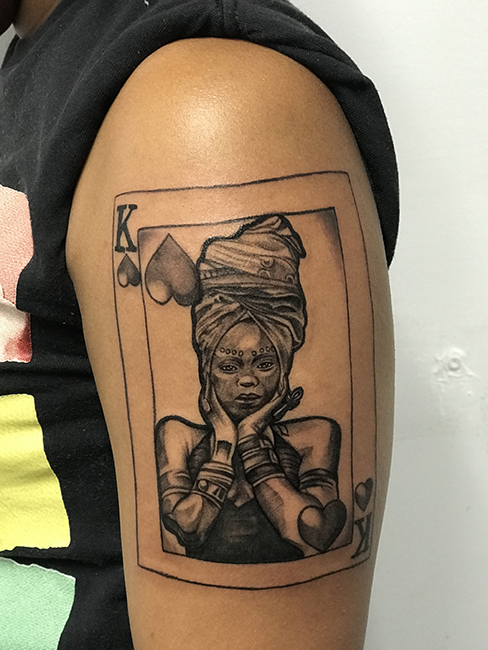 African Queen Tattoo Design - Tattoos Designs